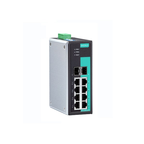 Unmgd Full Gigabit Eth. Swtch W/ 6 10/100/1000Baset(X), Eds-G308-2Sfp-T